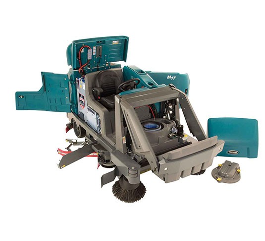 M17 Varredora-lavadora de condutor sentado a bateria alt 8